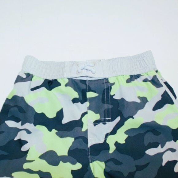 Wander Nation boys camo swim trunk 2T multicolor pocket elastic waist - Picture 6 of 8